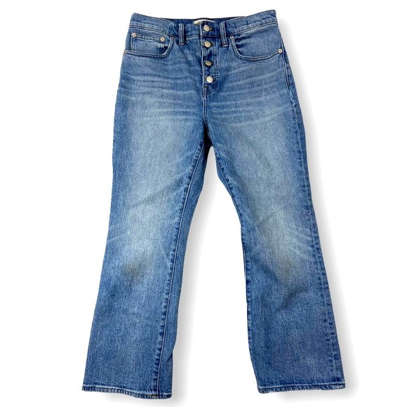 Madewell 'The Perfect Vintage Crop' Jean in Barnsdale - Picture 2 of 7